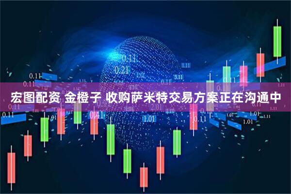 宏图配资 金橙子 收购萨米特交易方案正在沟通中
